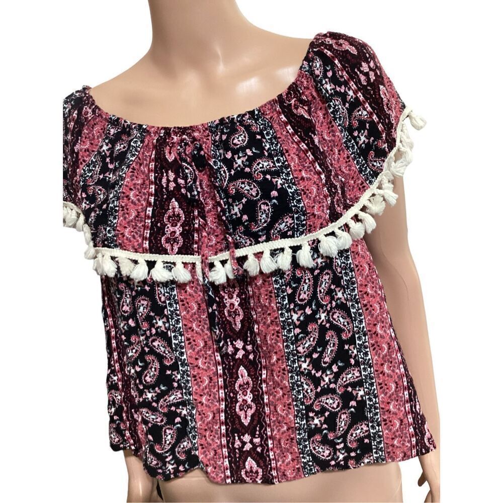 Off the Shoulders Rhapsody Peasant Top XL